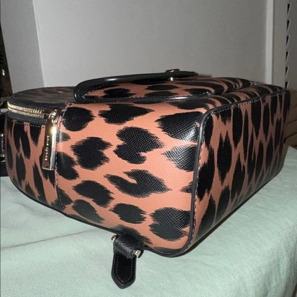 Kate Spade New York Schuyler Mini Backpack Leopard - Picture 4 of 10